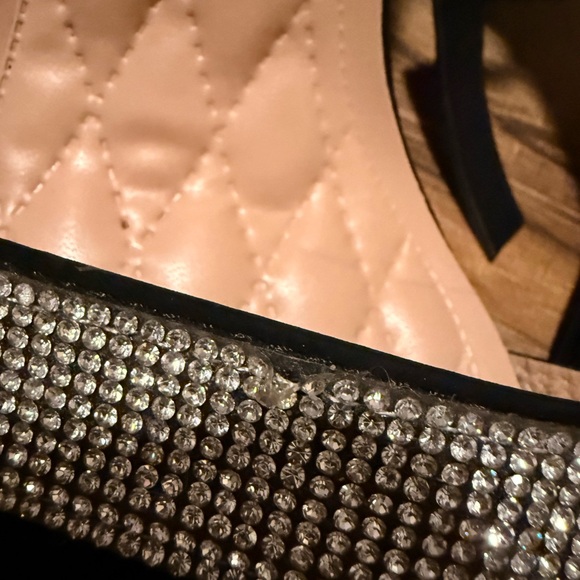 Black Rhinestone Heels - Picture 5 of 6
